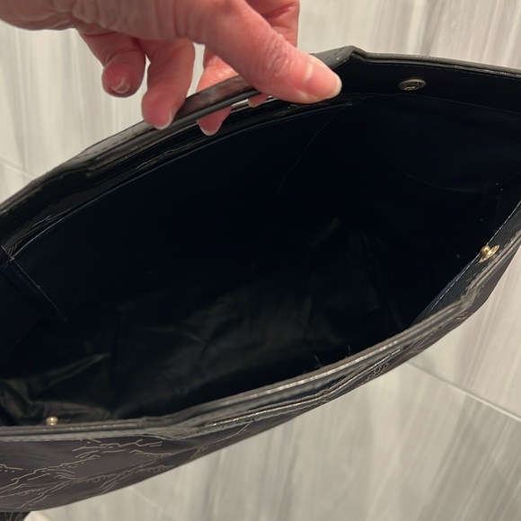 Longchamp Black Fabric Handbag with corner wear GUC - Picture 11 of 16